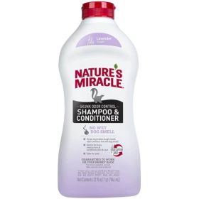 Pioneer Pet Nature's Miracle Skunk Odor Control Shampoo and Conditioner Lavender Scent - 32 oz