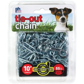 Prevue Pet Products 10 Foot Tie-out Chain Medium Duty