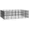 Outdoor Dog Kennel Steel 347.2 ftÂ¬â‰¤