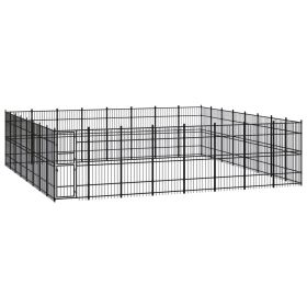 Outdoor Dog Kennel Steel 634.9 ftÂ¬â‰¤