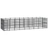 Outdoor Dog Kennel Steel 267.8 ftÂ¬â‰¤