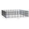 Outdoor Dog Kennel Steel 634.9 ftÂ¬â‰¤