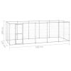 Outdoor Dog Kennel Galvanized Steel 130.2 ftÂ¬â‰¤