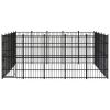 Outdoor Dog Kennel Steel 248 ftÂ¬â‰¤