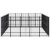 Outdoor Dog Kennel Steel 347.2 ftÂ¬â‰¤