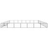 Dog Kennel Black 753.5 ftÂ¬â‰¤ Steel