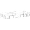 Dog Kennel Silver 266.0 ftÂ¬â‰¤ Steel