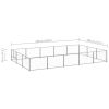 Dog Kennel Silver 161.5 ftÂ¬â‰¤ Steel