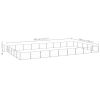 Dog Kennel Silver 484.4 ftÂ¬â‰¤ Steel