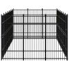 Outdoor Dog Kennel Steel 208.3 ftÂ¬â‰¤