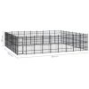 Outdoor Dog Kennel Steel 714.3 ftÂ¬â‰¤