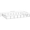 Dog Kennel Black 376.7 ftÂ¬â‰¤ Steel