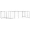 Outdoor Dog Kennel Galvanized Steel 182.3 ftÂ¬â‰¤