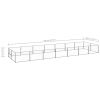 Dog Kennel Silver 150.7 ftÂ¬â‰¤ Steel