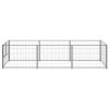 Dog Kennel Silver 32.3 ftÂ¬â‰¤ Steel