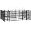 Outdoor Dog Kennel Steel 238.1 ftÂ¬â‰¤