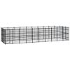 Outdoor Dog Kennel Steel 297.6 ftÂ¬â‰¤