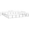 Dog Kennel Black 387.5 ftÂ¬â‰¤ Steel