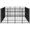 Outdoor Dog Kennel Steel 238.1 ftÂ¬â‰¤