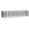 Outdoor Dog Kennel Steel 297.6 ftÂ¬â‰¤