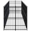 Outdoor Dog Kennel Steel 198.4 ftÂ¬â‰¤