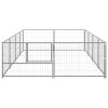 Dog Kennel Silver 86.1 ftÂ¬â‰¤ Steel