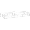 Dog Kennel Silver 387.5 ftÂ¬â‰¤ Steel